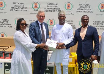 Gov’t a reaffirms commitment to safe migration as EU, IOM support NADMO with equipment