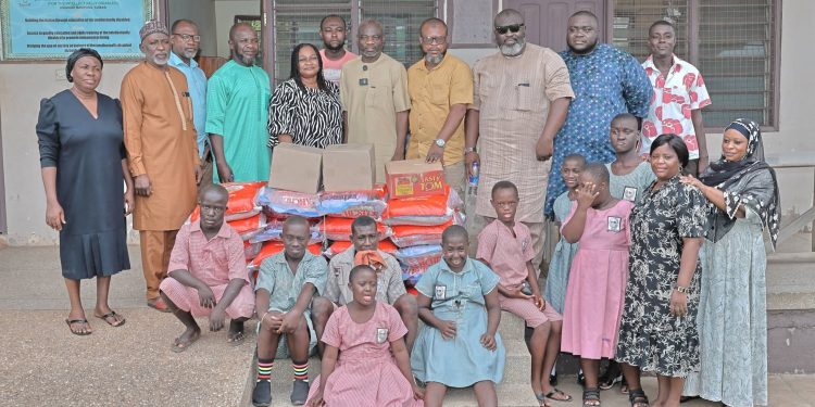 Muntaka donates to Kumasi Children’s Home and Garden City Special School