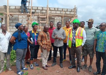 DCE Inspects dev’t projects in Ahafo Ano South West
