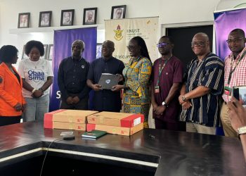 Stanbic Bank donates 50 laptops to KNUST to support needy students