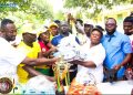Francis Owusu-Akyaw supports Akyease homecoming and football pitch project with GHC20K, Jerseys and trophies