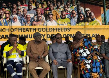 Kenneth Ashigbey calls for greater community benefits and policy support at Heath Goldfields 5year development plan launch