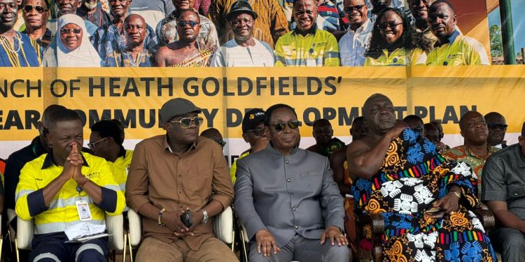 Kenneth Ashigbey calls for greater community benefits and policy support at Heath Goldfields 5year development plan launch
