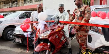 Minister for the interior commissions utility vehicles to boost GNFS operations