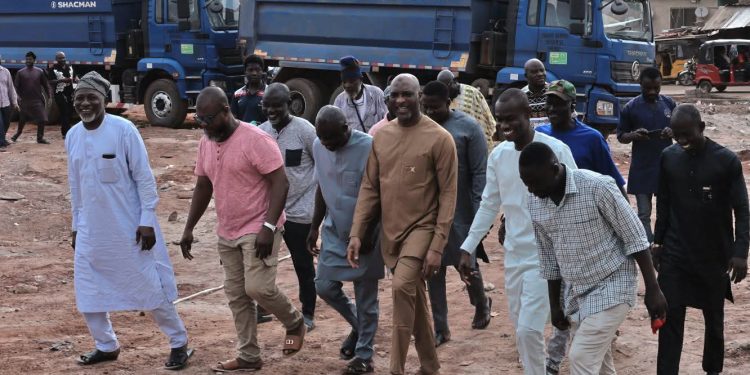 Asawase MP Inspects Ongoing Development Projects in Constituency
