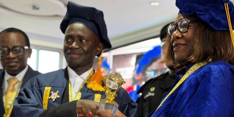 Atwima Nwabiagya South MCE honoured by World Diplomatic Federation