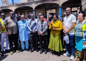 Vice President visits fire victims at Police Barracks, assures gov’t support