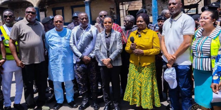 Vice President visits fire victims at Police Barracks, assures gov’t support
