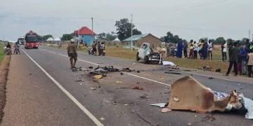 Seven feared dead in VVIP bus and Toyota Sienna collision at Zebilla