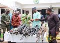 Interior Minister hands over seized illegal Firearms from Anti-Galamsey operations for destruction