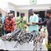 Interior Minister hands over seized illegal Firearms from Anti-Galamsey operations for destruction
