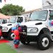 United States donates three Freightliner trucks to Ghana Armed Forces