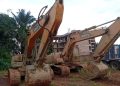 National Security team seizes five excavators in Galamsey crackdown at Bosomtwe