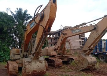 National Security team seizes five excavators in Galamsey crackdown at Bosomtwe