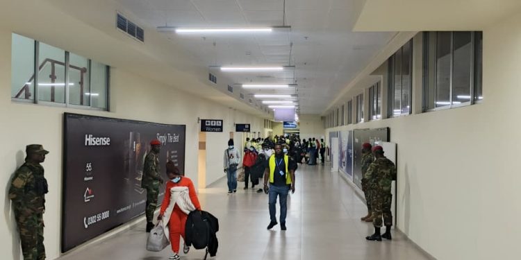 345 more Ghanaians return home as South Africa evacuation continues