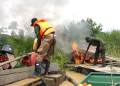 National Concerned Small-Scale Miners Association, Ghana destroys 80 chanfan platforms on River Offin in renewed anti-galamsey operation
