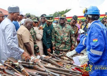 Government reiterates commitment to tackling illicit arms at national destruction ceremony