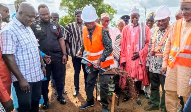 Northern Regional Minister cuts sod for Savelugu 24-Hour Economy Market, commissions new CHPS compound