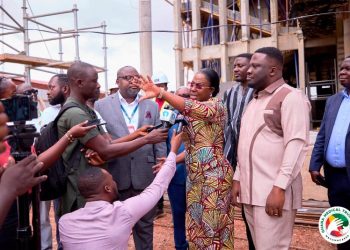 GMTF Administrator, Ashanti Regional Minister inspect progress of KATH Cardiology Centre