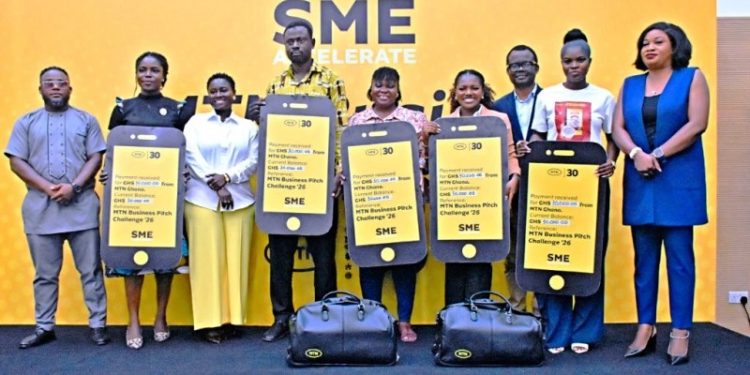 MTN Business awards Gh¢160,000 to SMEs in business pitch competition