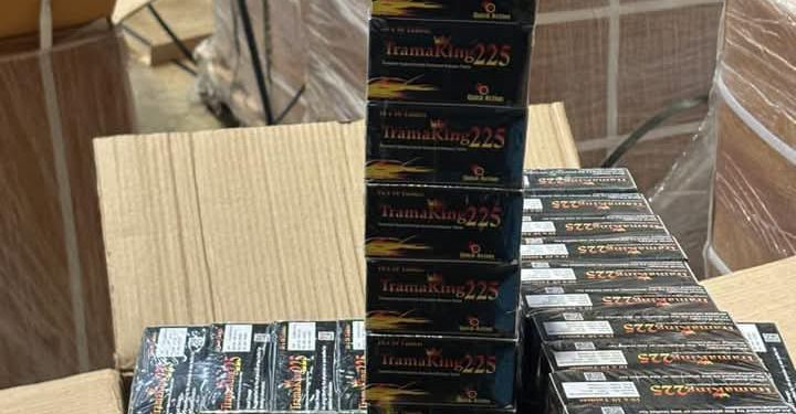 Tramadol worth GH¢100 million seized at Accra International Airport as NACOC arrest three