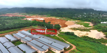 Illegal miners takes over Adansi Asokwa Agenda 111 Hospital project site