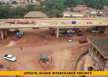 Suame Interchange phase 2  87% complete, Set for October opening