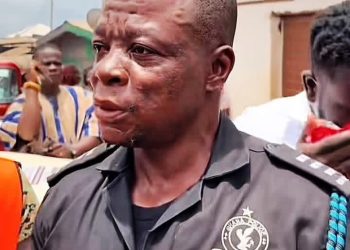 IGP promotes Aboso police officer for his bravery during fire rescue