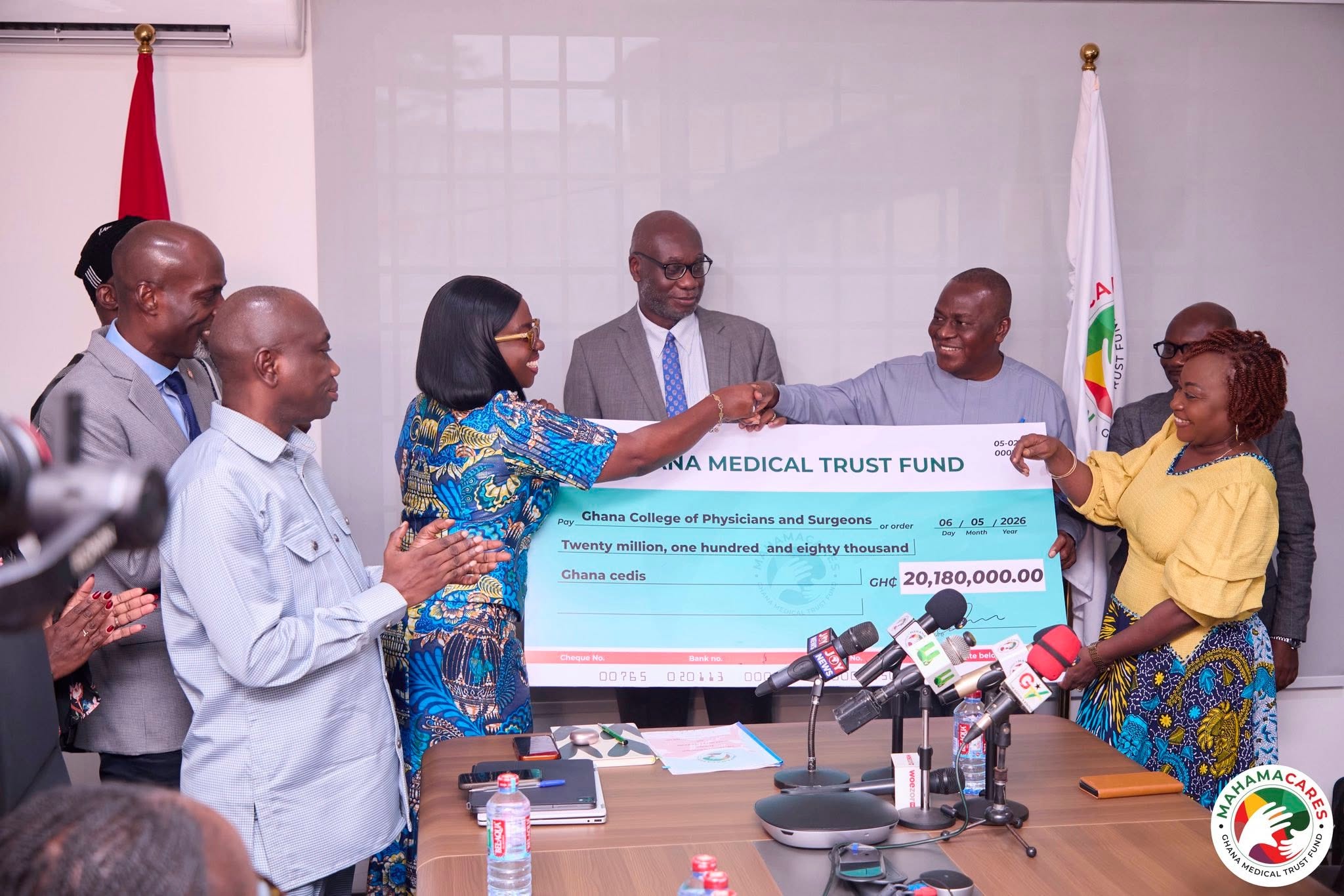 One year of Mahama Cares: How Ghana Medical Trust Fund is rewriting the fight against high-cost diseases 47 Donation towards training of medical doctors at Ghana College of Physicians and surgeons