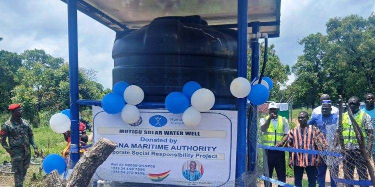 Ghana Maritime Aauthority expands CSR footprint in Upper West with Motigu water project