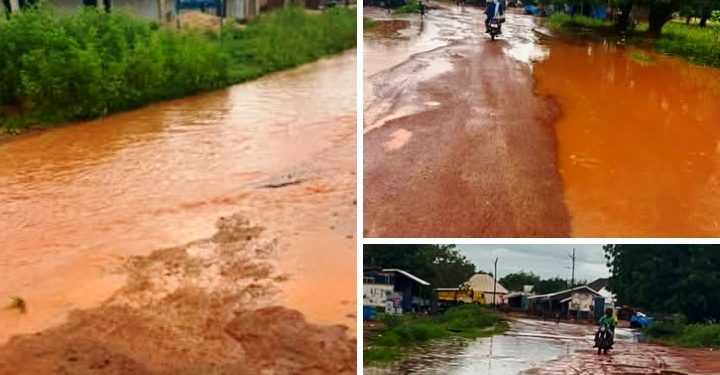 Heavy rains turn Garu’s poor roads into nightmare for residents