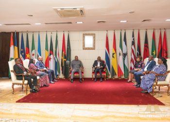 President Mahama in Luanda for 21st AU extraordinary session on conflict resolution.
