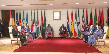 President Mahama in Luanda for 21st AU extraordinary session on conflict resolution.