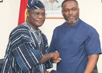 Kenneth Adjei hands over Works, Housing and Water Resources Ministry to Ahmed Ibrahim