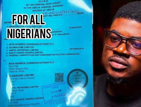 KAA Truths sues MTN, Airtel, Glo, Multichoice over consumer rights, demands N50bn