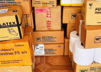 Kampakuya-Naa Yakubu donates essential medicines to Yendi Municipal Hospital
