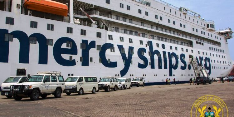 Global Mercy begins 10-month free surgery mission in Ghana