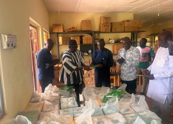 17,250 exercise books donated to support needy schools in Upper East