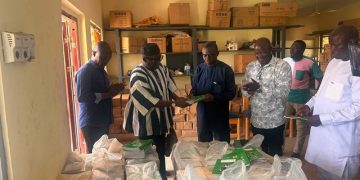 17,250 exercise books donated to support needy schools in Upper East