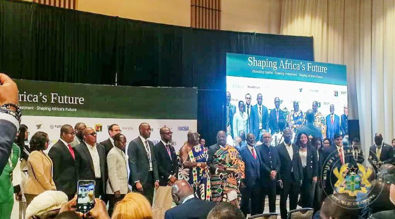 Ghana courts global capital with Africa’s US$3.5 trillion market 42 Otumfuo at ABIS