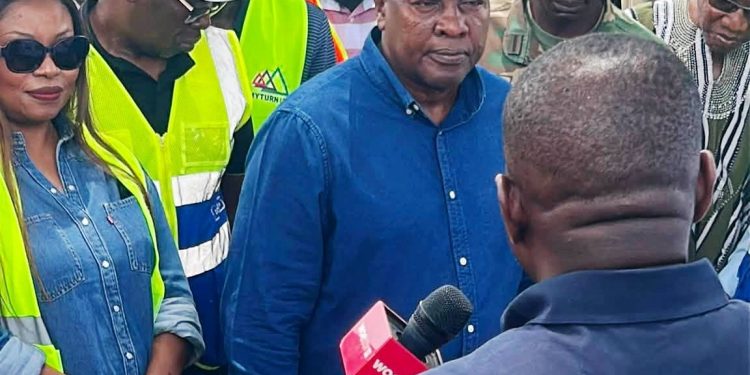 President Mahama targets 2028 completion of Navrongo–Chuchuliga–Tumu–Wa road