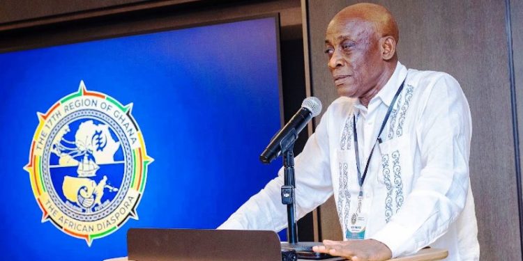 Terkper urges Ghana to redirect diaspora remittances into national development as Region 17 is launched in U.S.