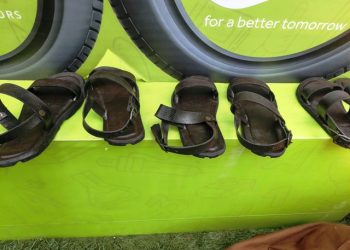 10,000 recycled-tyre sandals head to northern Ghana for schoolchildren