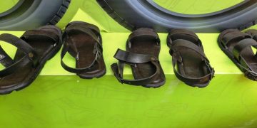 10,000 recycled-tyre sandals head to northern Ghana for schoolchildren