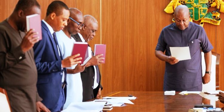 President Mahama swears in Fiscal Council to police government spending 41 President Mahama swears in Fiscal Council to police government spending