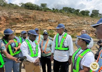 Mpakadan rail, port works gather momentum as Transport Minister inspects project 49 Mpakadan rail, port works gather momentum as Transport Minister inspects project