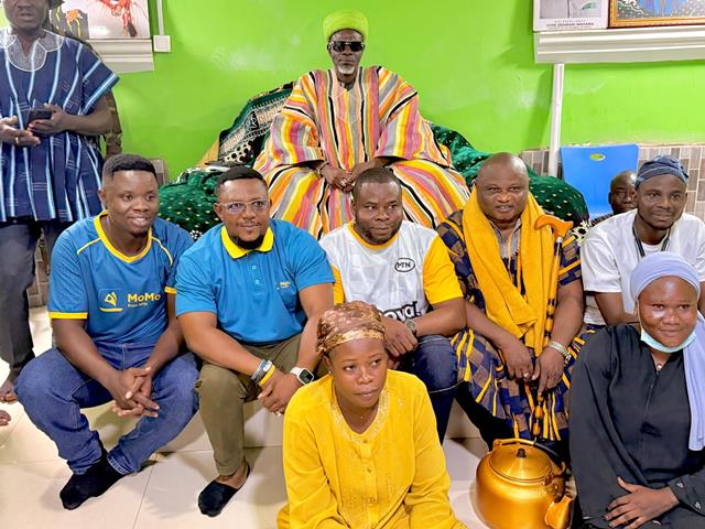 MTN posed for a picture with Kampakuya Naa