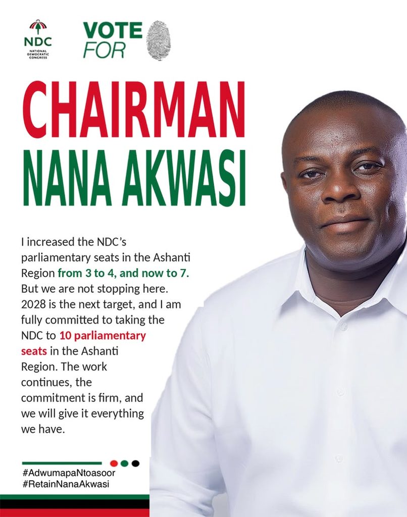 Nana Akwasi begins third-term campaign, Targets 10 NDC Parliamentary seats in Ashanti 42 WhatsApp Image 2026 09 29 at 2.32.26 AM
