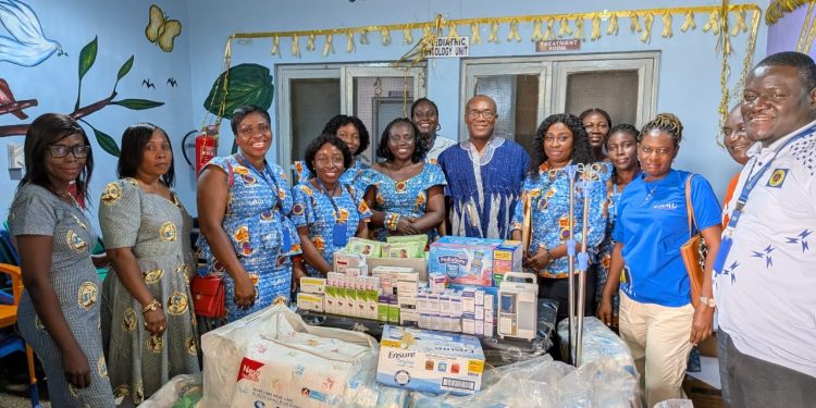 ECG power queens donate GH¢35,000 medical supplies to KATH Paediatric Oncology Unit