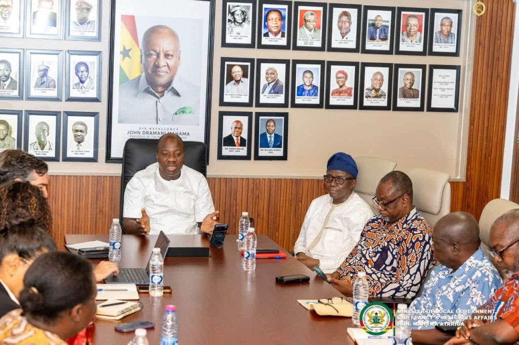 Mahama Ayariga engages World Bank and other Ghana development partners on strengthening local governance 42 1001598033